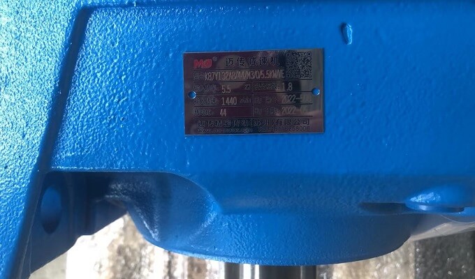 邁傳斜齒輪減速器K87Y132AB44M305.5KWVE發(fā)貨通知