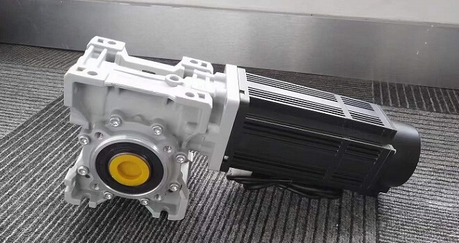 750W 電機 0.75KW伺服電機配中空軸蝸輪減速機