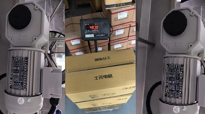 士元直交減速機 400W直角中空減速電機 廠家直供