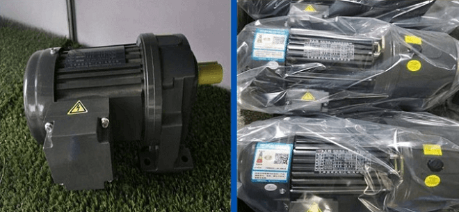 士元電機GH40-2200-30S軸頭攻絲M10*20臥式減速機