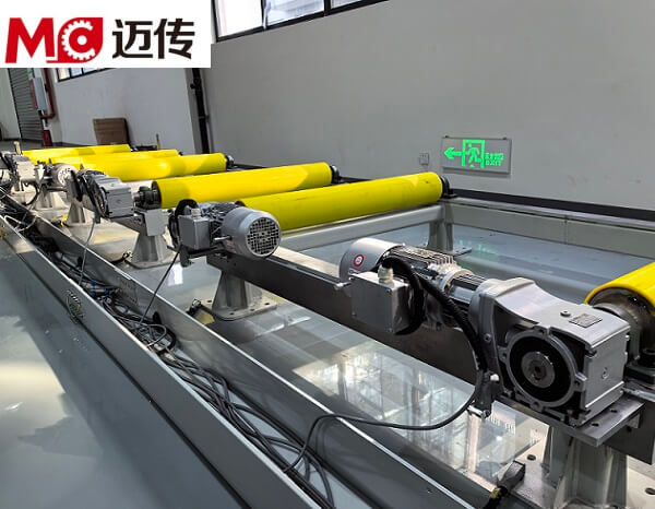 邁傳直角減速機(jī)在鋼管輸送機(jī)械上的應(yīng)用